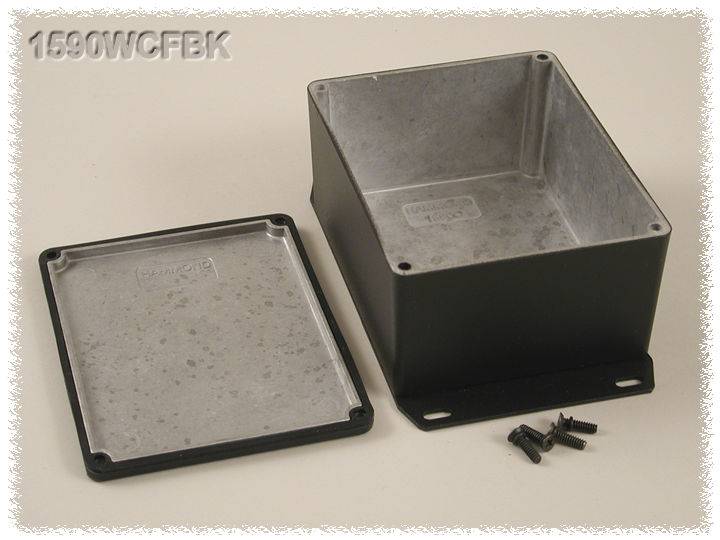 Hammond Electronics 1590WCFBK Obudowa uniwersalna 120 x 94 x 56.5 aluminium czarny 1 szt.