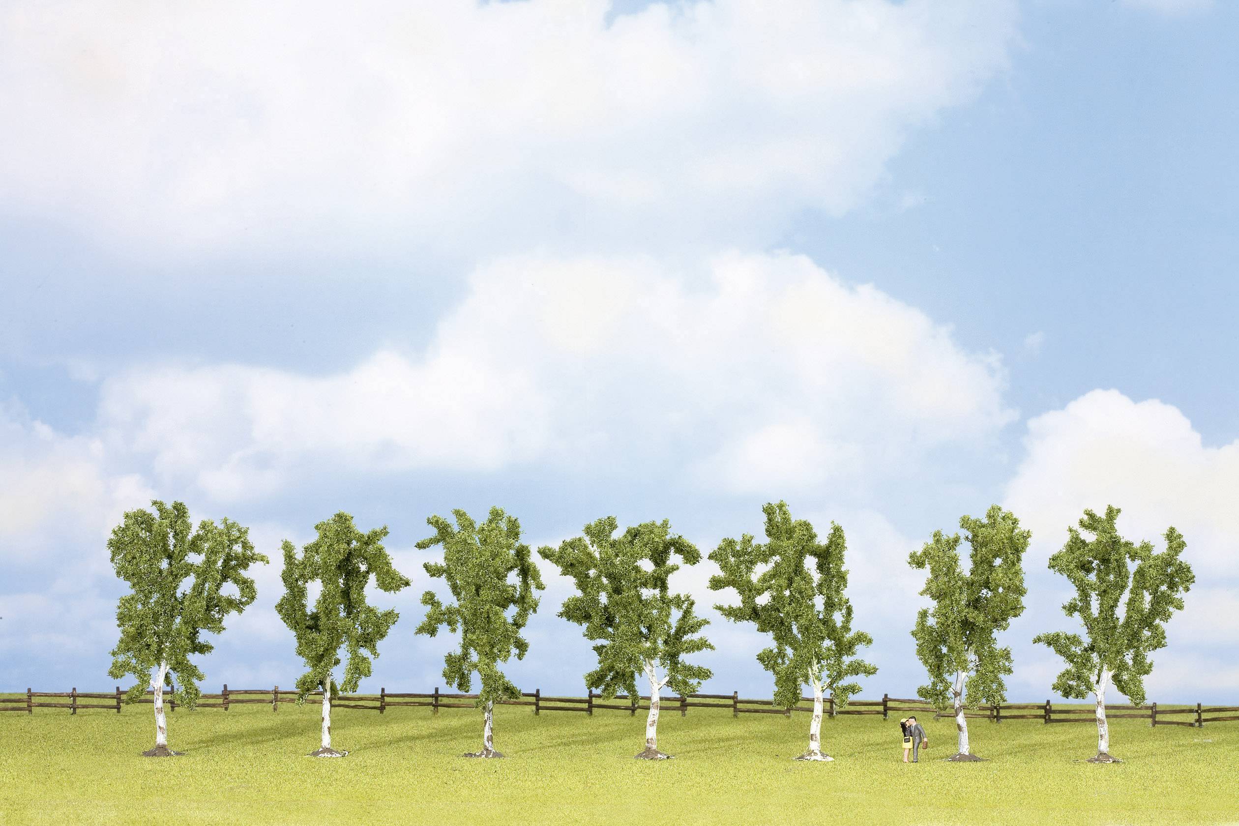 NOCH 25096 Березовий стек 100 на 100 мм зелений 7 шт.