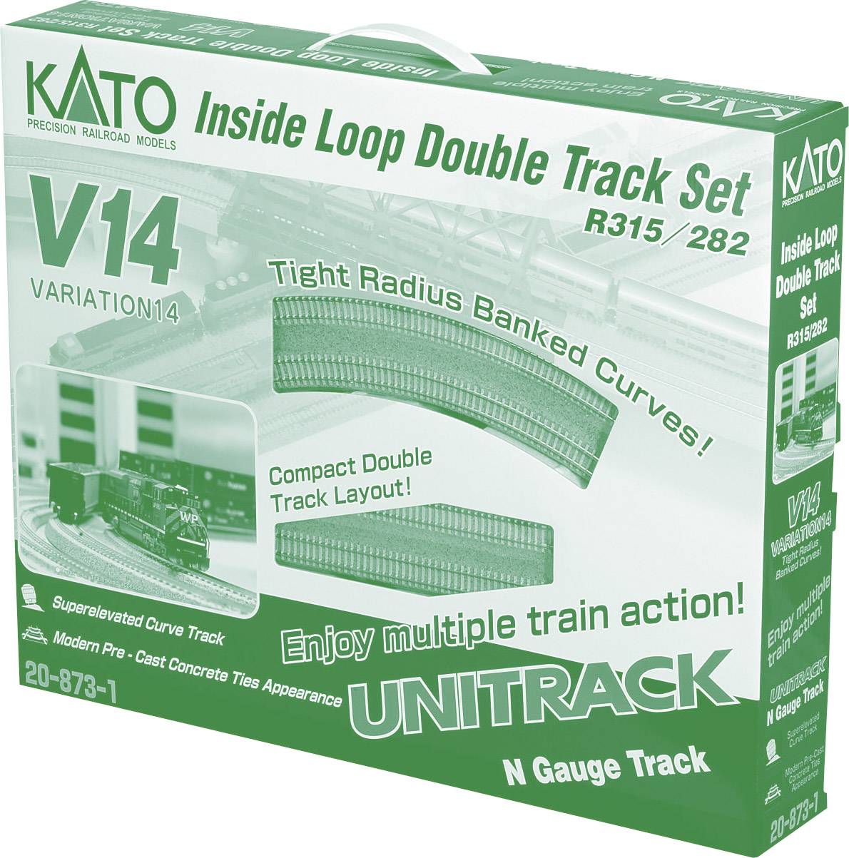 7078644 N Kato Unitrack Elementy uzupełniające - zestaw 1 zest.