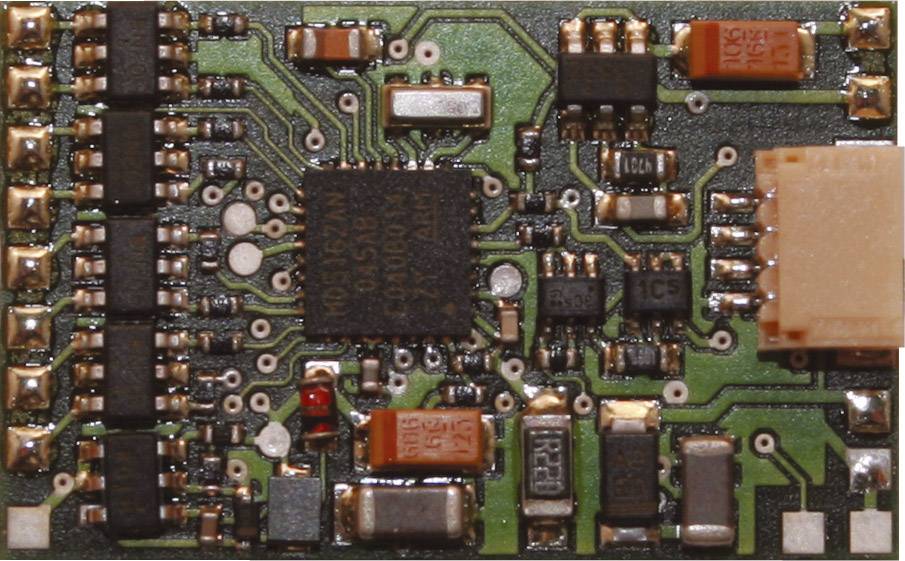 Dekoder lokomotywy Tams Elektronik LD-G 34 Plus, 26,5 17,5 x 5 mm, NEM 652