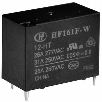 Przekaźnik solarny mocy Hongfa HF161F-W/012-HT, NO, monostabilny, 12 V/DC, maks. 31 A