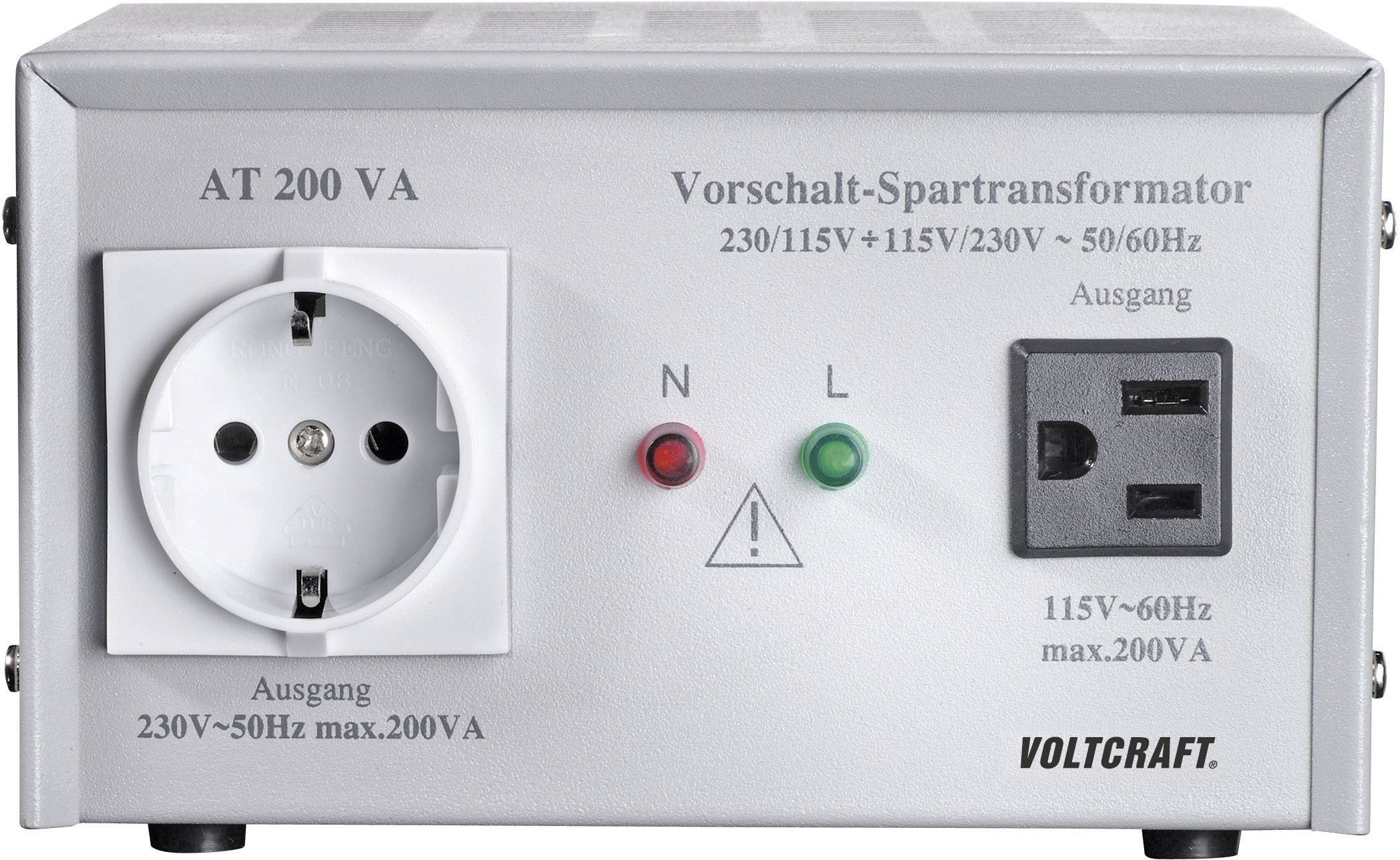 Transformator At 200 Nv Voltcraft At 200 Nv 115 230 V Ac 230 115 V Ac 200 W Zamow W Conrad Pl