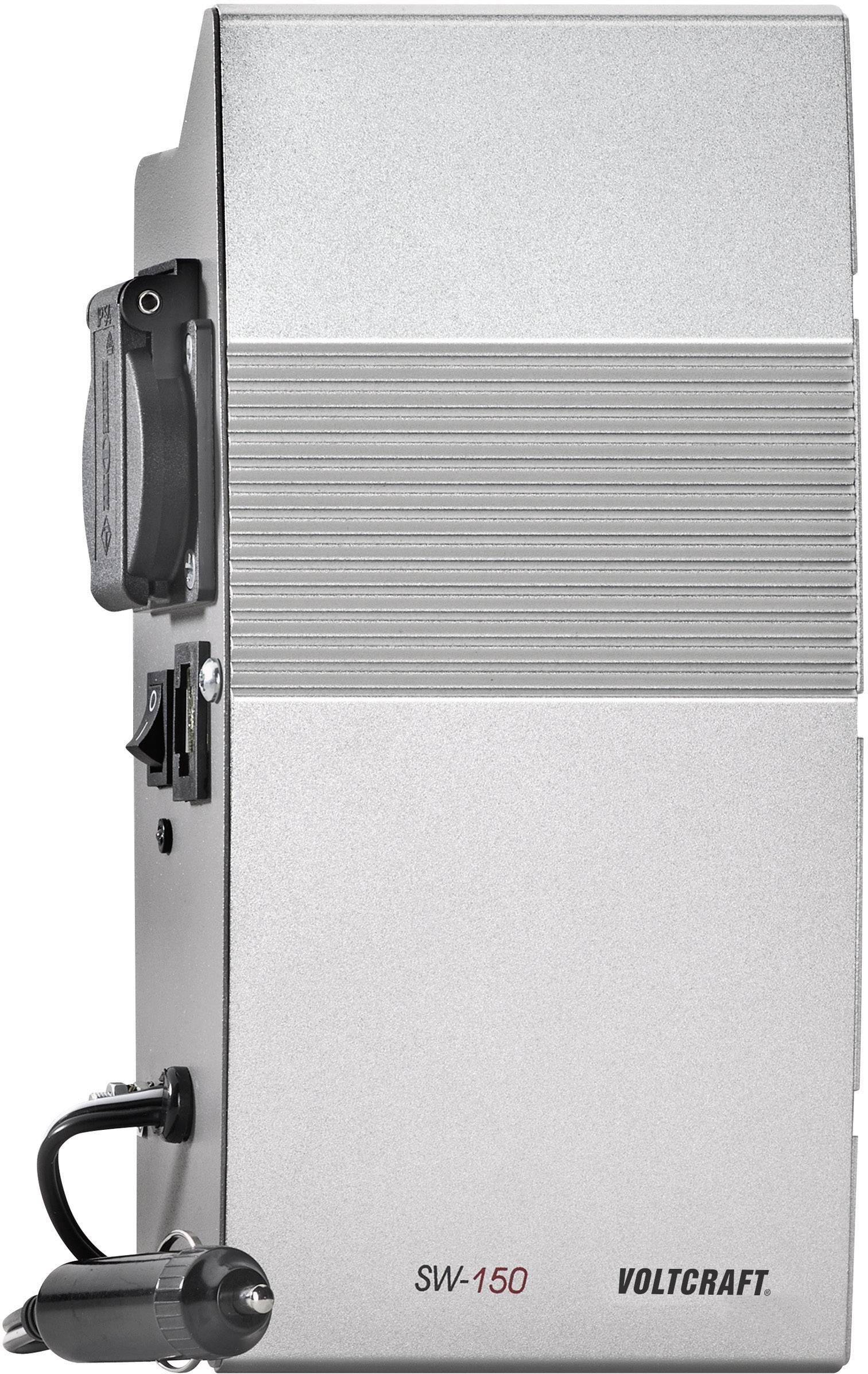 Автомобільний інвертор живлення VOLTCRAFT SW-150 12 В, 150 Вт, Н/Д, роз'єм