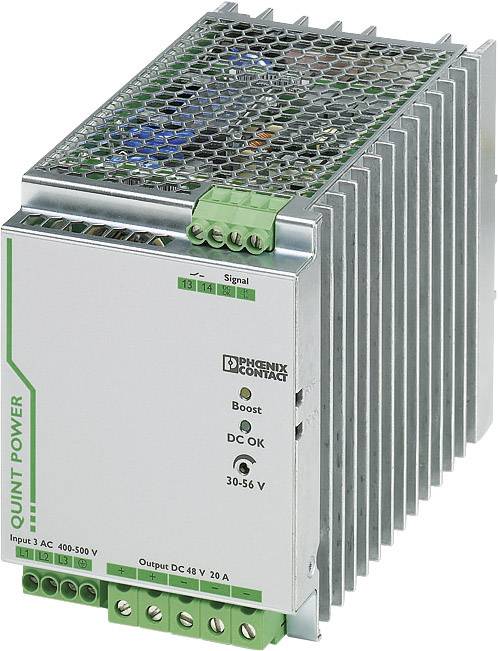 Блок живлення для DIN-рейки Phoenix Contact 2320827 48 В/DC 20 A 960 Вт Кількість виходів: 1 x Вміст 1 шт.