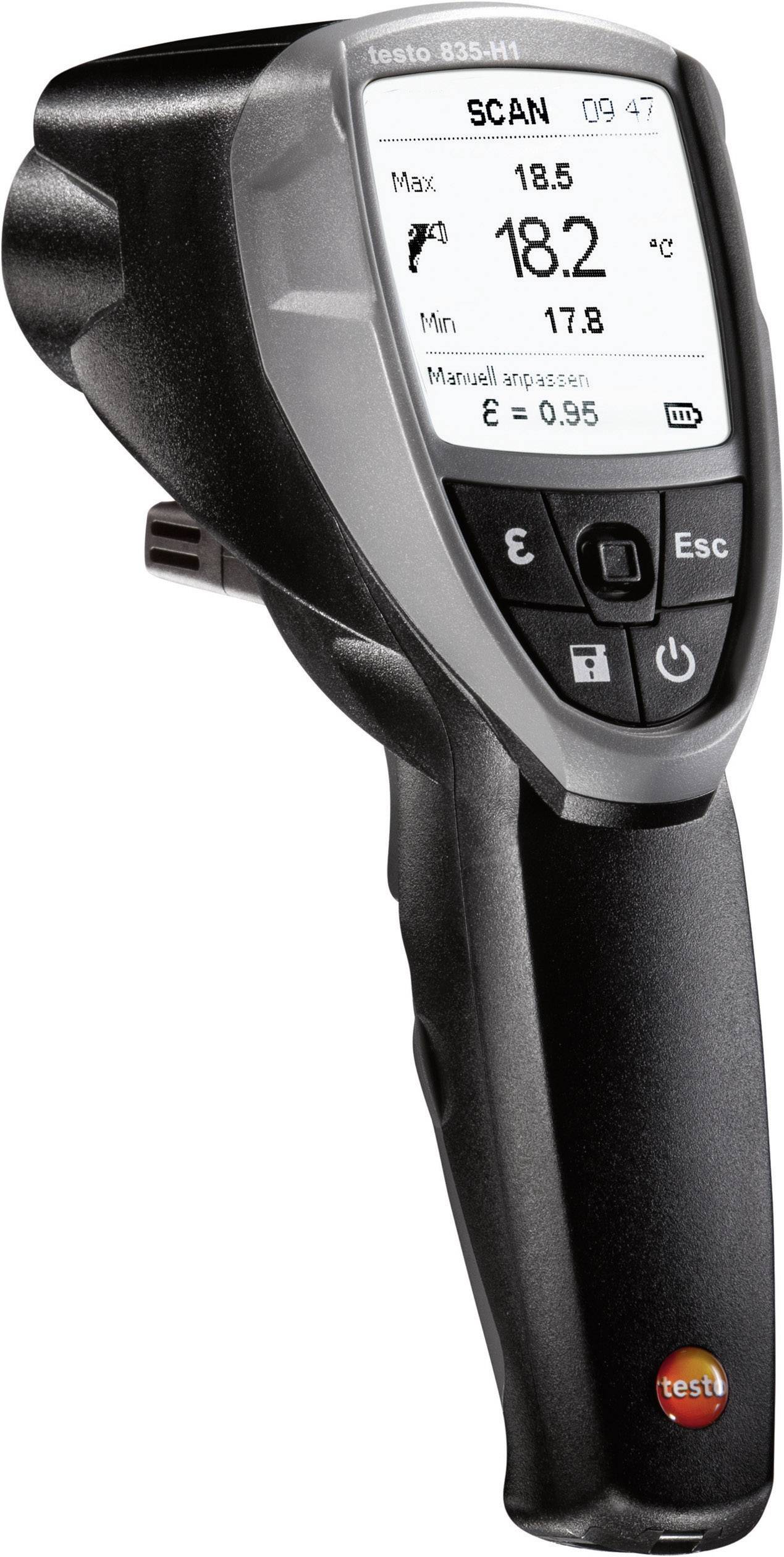 Пірометр testo 835-H1 Оптика 50:1 -30 - +600 °C Контактне вимірювання