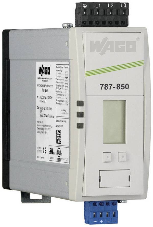 WAGO 787-850 Zasilacz na szynę DIN 24 V/DC 10 A 240 W Ilość wyjść:1 x Opis 1 szt.