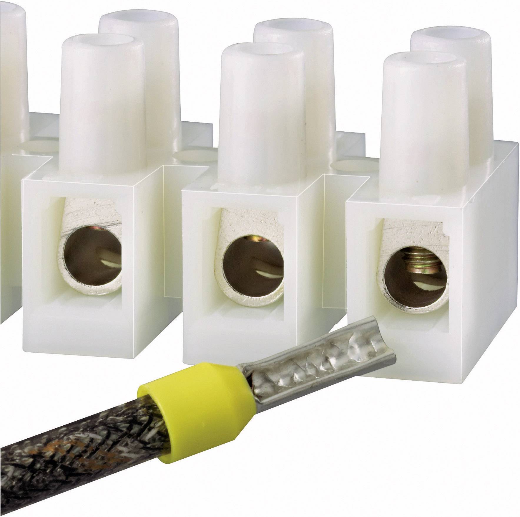 Гвинтовий роз'єм TRU COMPONENTS 523690 0,5-1,5 мм² 0,5-1,5 мм², Кількість контактів: 12, 10 шт., білий