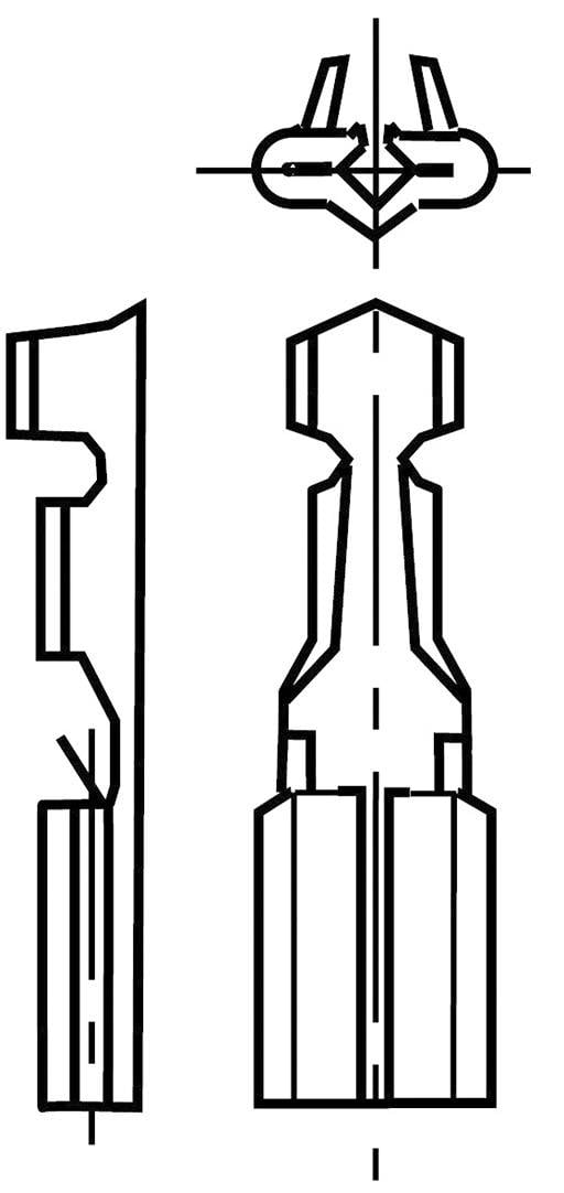 Компресійні фітинги 1361.68, Ø 1.3 мм, луджена латунь, 100 шт.