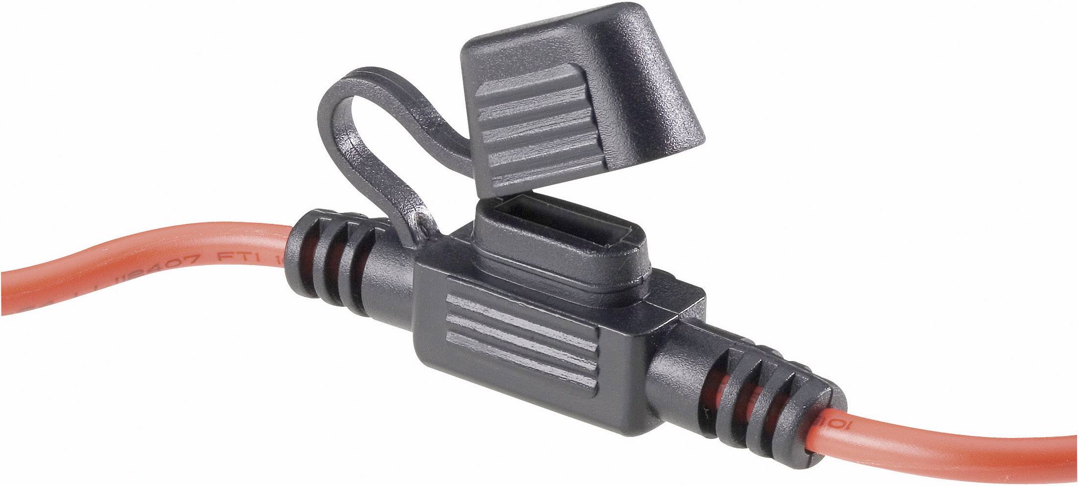 TRU COMPONENTS 1587910 Uchwyt bezpiecznika samochodowego TC-Mini FK1, 32 V/DC, 30 A, 1 szt.