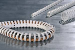 Гнучкий шланг HellermannTyton Heladuct Flex10SK, Ø 9 x 11 мм, білий