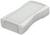 Prostokątna, biała obudowa o ergonomicznym designie. Odpowiednia do zastosowań elektronicznych lub urządzeń przenośnych.
