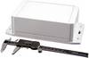 Obudowa uniwersalna Hammond Electronics, ABS, szary błyszczący, (D x S x W) 180 x 120.79 x 62 mm, 1 szt.