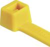 HellermannTyton 116-01814 T18R-PA66-YE-C1 Opaska kablowa 100 mm 2.50 mm żółty 100 szt.