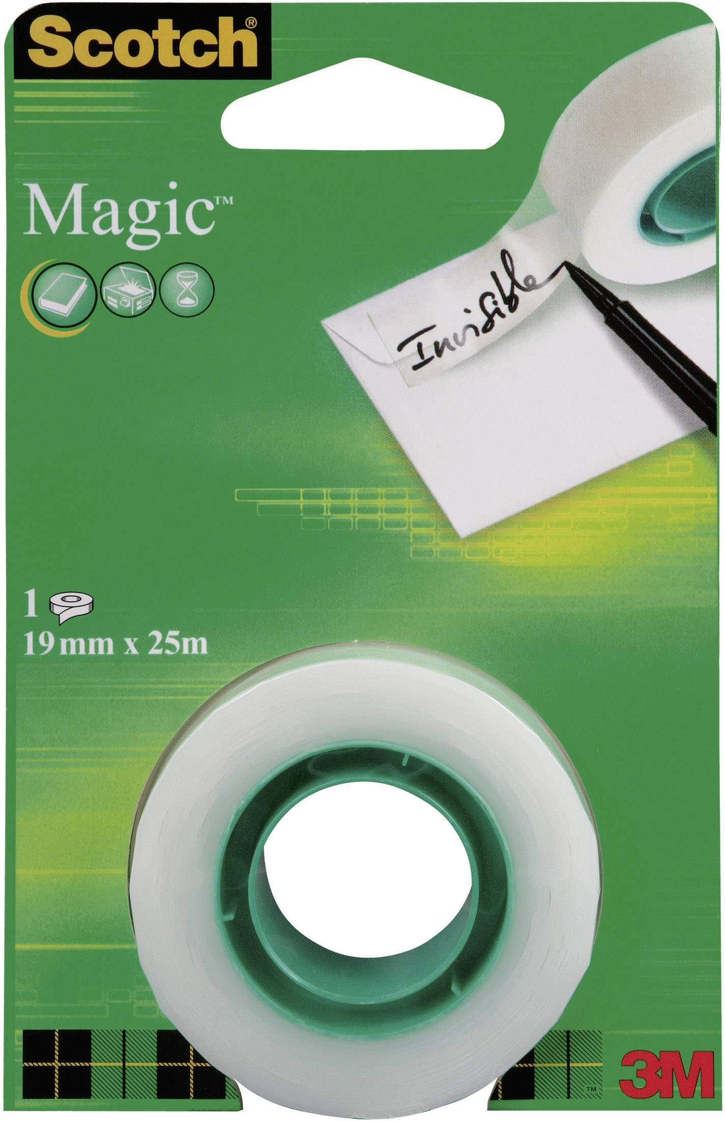 Клейка стрічка Scotch® Magic™ 810 8-1925R, (Д x Ш) 25 м x 19 мм, 25 м, 1 шт.
