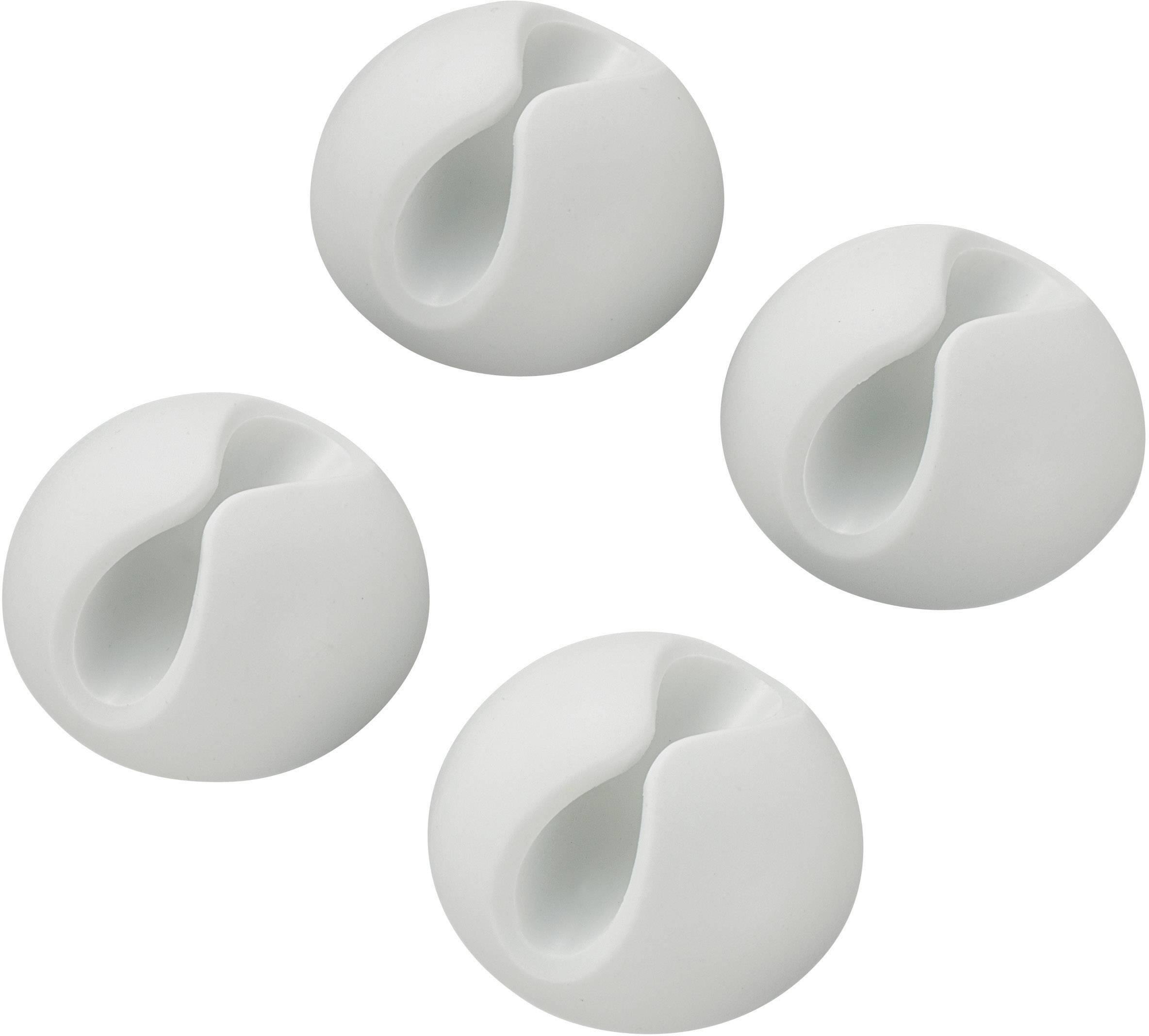 Тримач кабелю TRU COMPONENTS SWC-10WT/4P 542241, 9 мм (макс.), 4 шт.