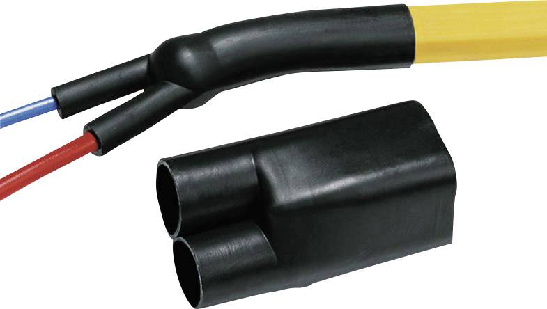 Двожильна термоусадочна трубка HellermannTyton 402-16039 216-3-B8W, 21 мм - 9,40 мм, 1 шт.