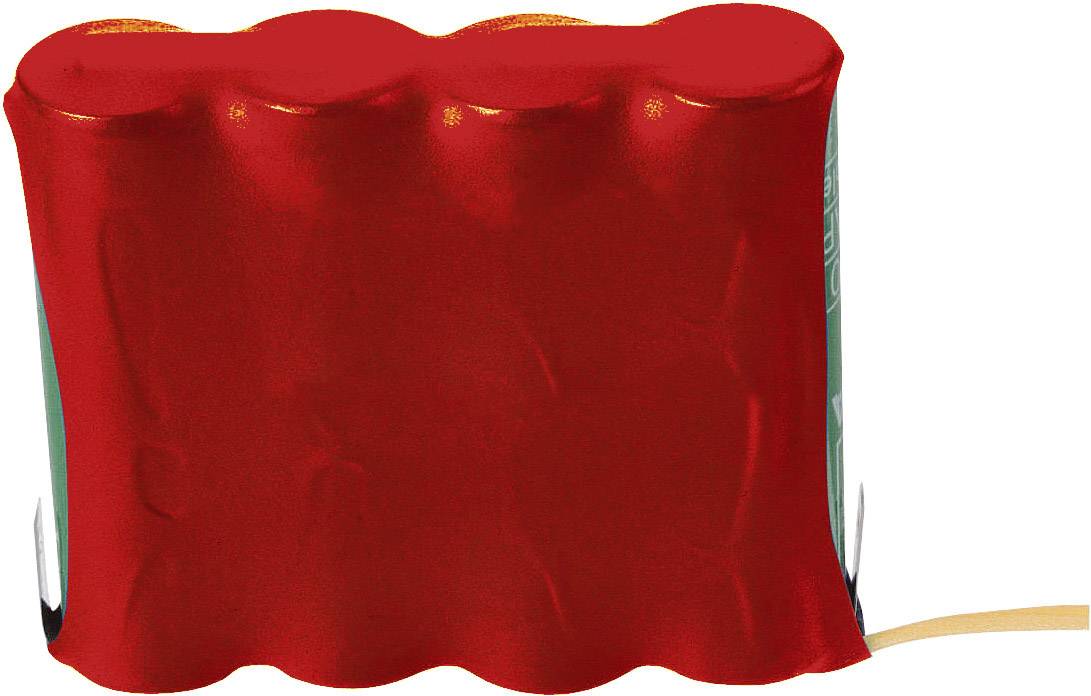 Термоусадочна трубка TRU COMPONENTS 1570851 для батарей без клею Червона, прозора, жовта Коефіцієнт усадки: 2:1 30 штук