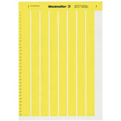 Weidmüller 1686381687-1 LM MT300 20X8 GE Etykieta kablowa LaserMark 8 x 20.3 mm Kolor pola etykiety: żółty Ilość etykiet