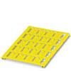 Identyfikator pojedynczego przewodu Phoenix Contact UC-WMC 3,1 (15X4) YE 0818739, montaż: zaciskanie, 15 x 4 mm, etykiety na arkuszu: 20, 10 szt.