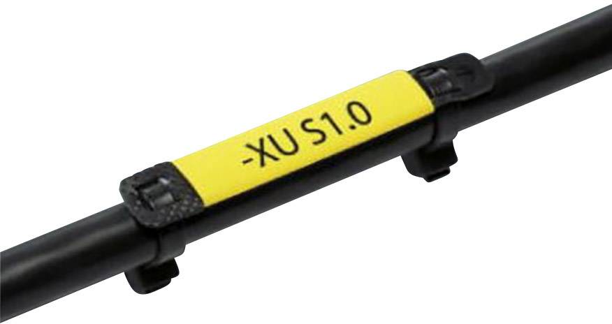Czarny kabel z żółtym oznaczeniem, opisany jako '-XU S1.0'.