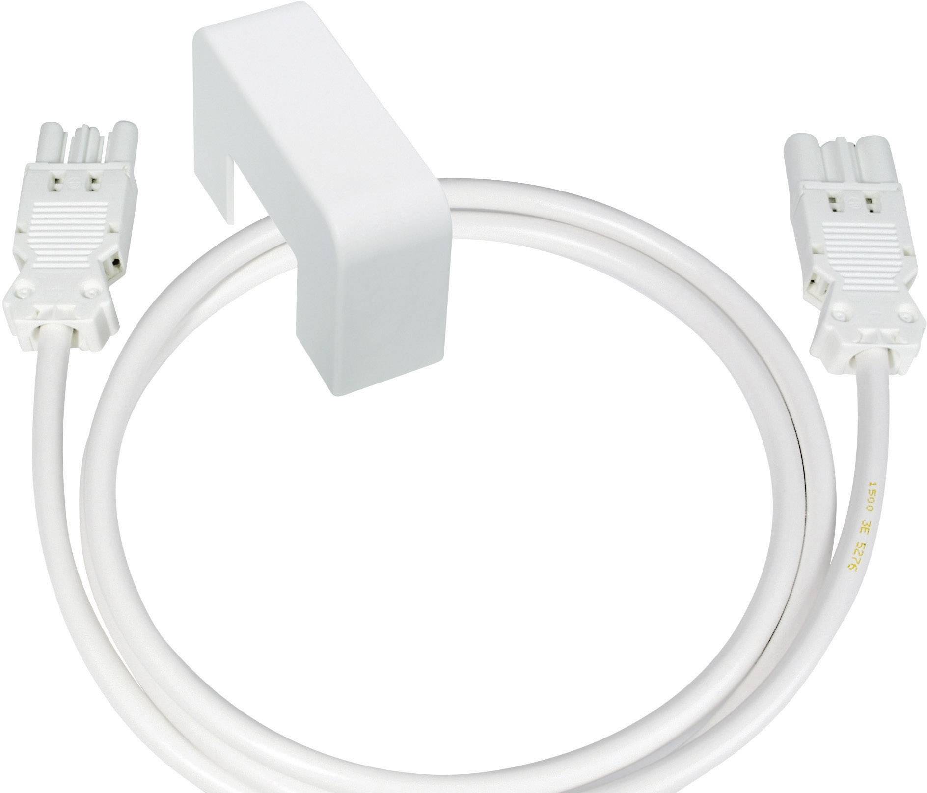 З'єднувальний кабель для комбінованих смуг Ehmann Vario, 3600 Вт, H05VV-F 3G1,5 мм2, 1,5 м, білий