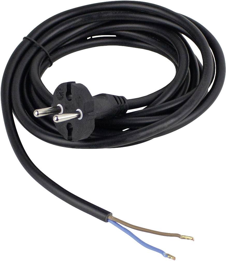 Силовий кабель AS Schwabe 70522, H05VV-F 2 x 1 мм, 3 м