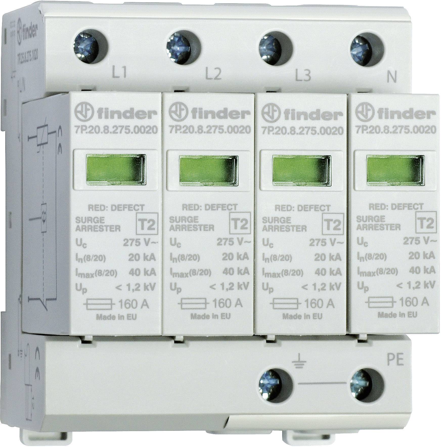 Finder 7P.25.8.275.1020 Мережевий фільтр