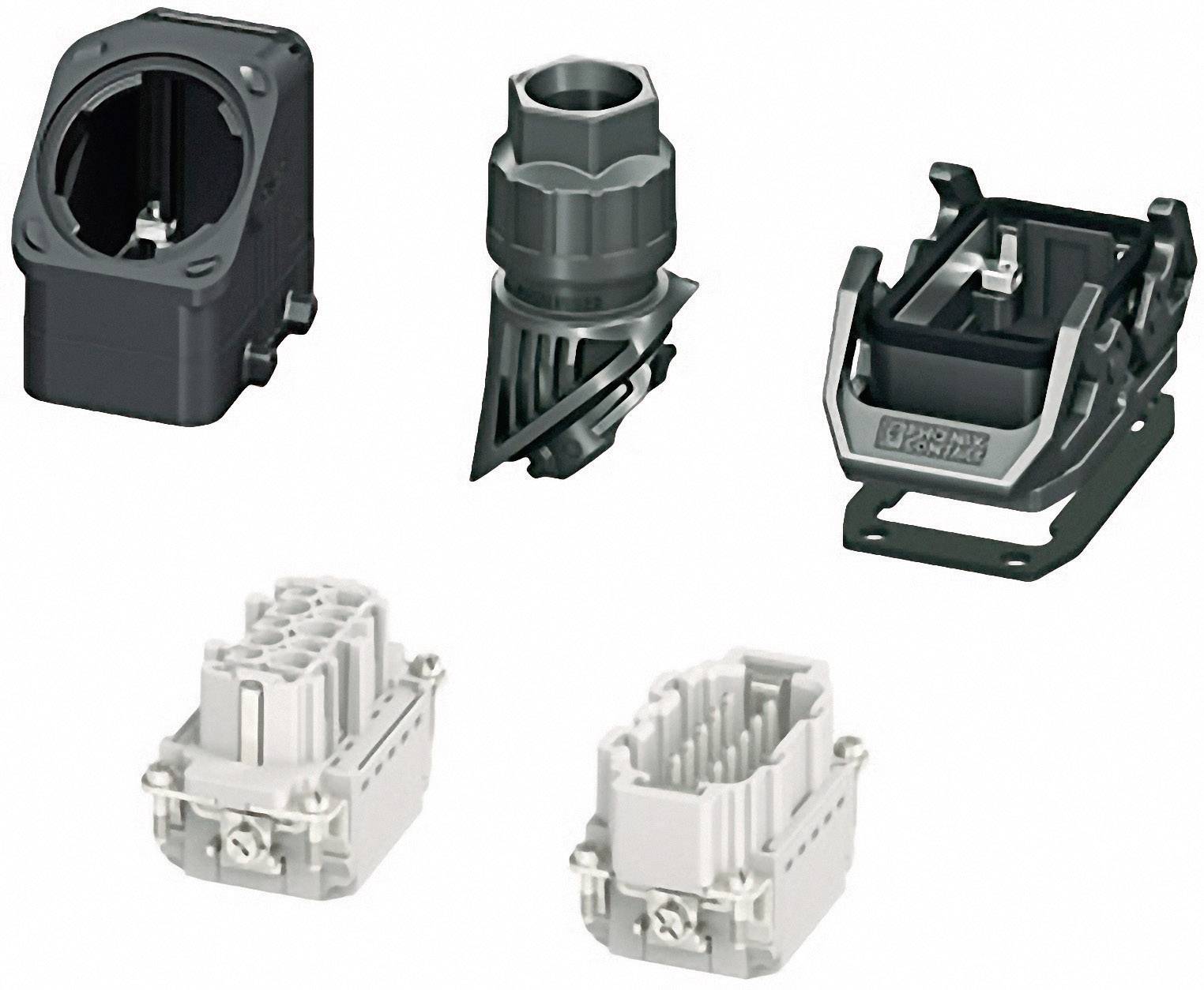 Комплект штекерних роз'ємів Phoenix Contact HC-EVO-B10PT-BWD-HL-M25-PLRBK, 1407711