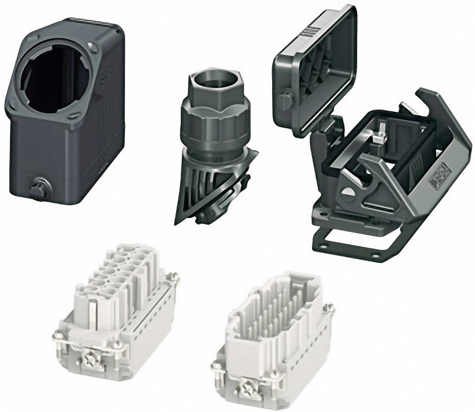 Комплект штекерних роз'ємів Phoenix Contact HC-EVO-B16PT-BWSC-HH-M25-PLRBK, 1408793