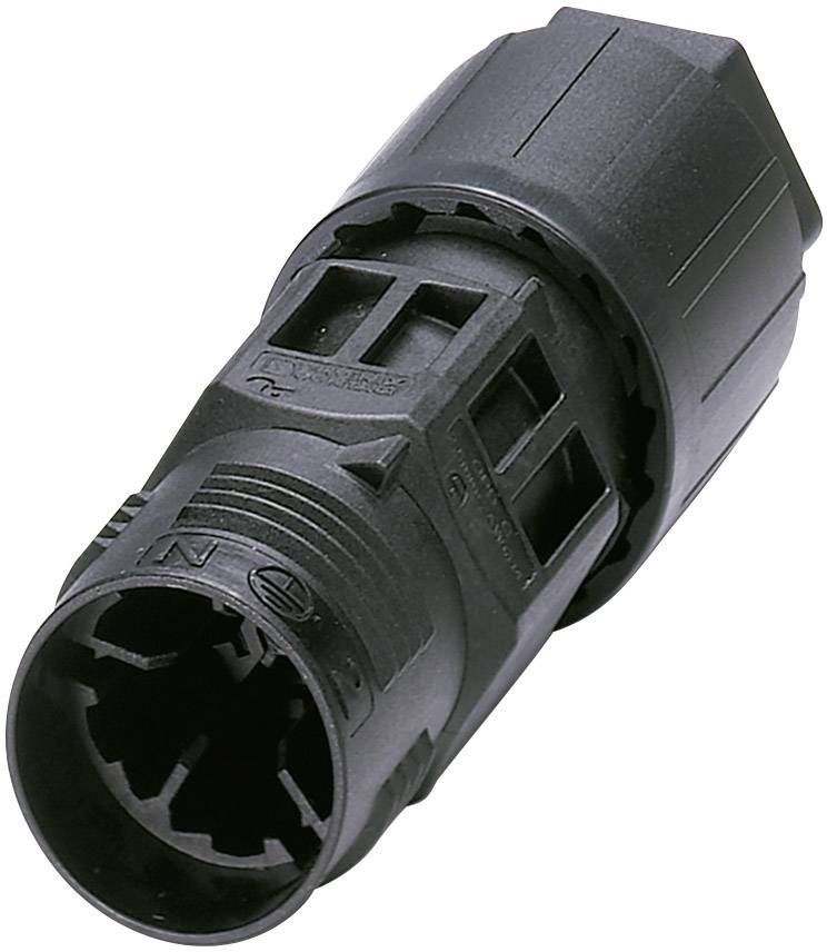 Phoenix Contact 1403834 З'єднувач круглий, роз'єм для проводів Серія: QUICKON Загальна кількість контактів: 4 + PE 1 шт.