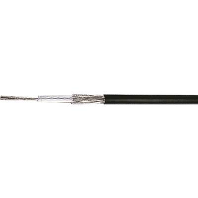 Kabel koncentryczny Helukabel 40003, Średnica zewnętrzna: 4.95 mm, RG58 C/U, 50 Ω, czarny, Produkty w metrach bieżących