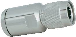 Компресійний роз'єм TNC SSB 7396, 50 Ом, позолочена латунь