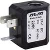 Cewka do elektrozaworów M & M International 2250, 24 V/DC, 7 W