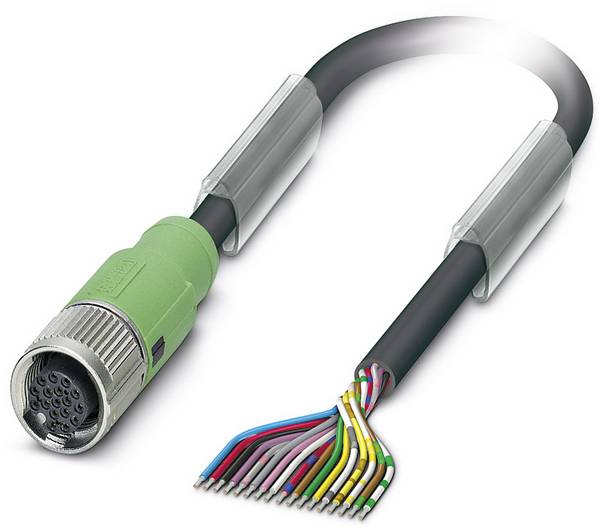 Kabel do czujników/elementów wykonawczych Phoenix Contact SAC-17P- 1,5-PUR/FS SCO 1430776, kabel, otwarte końcówki, 1 szt.