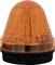Pomarańczowe światło ostrzegawcze stoi pionowo. Ma żebrowaną, kopulastą budowę i jest stosowane w celach bezpieczeństwa lub ostrzegawczych.