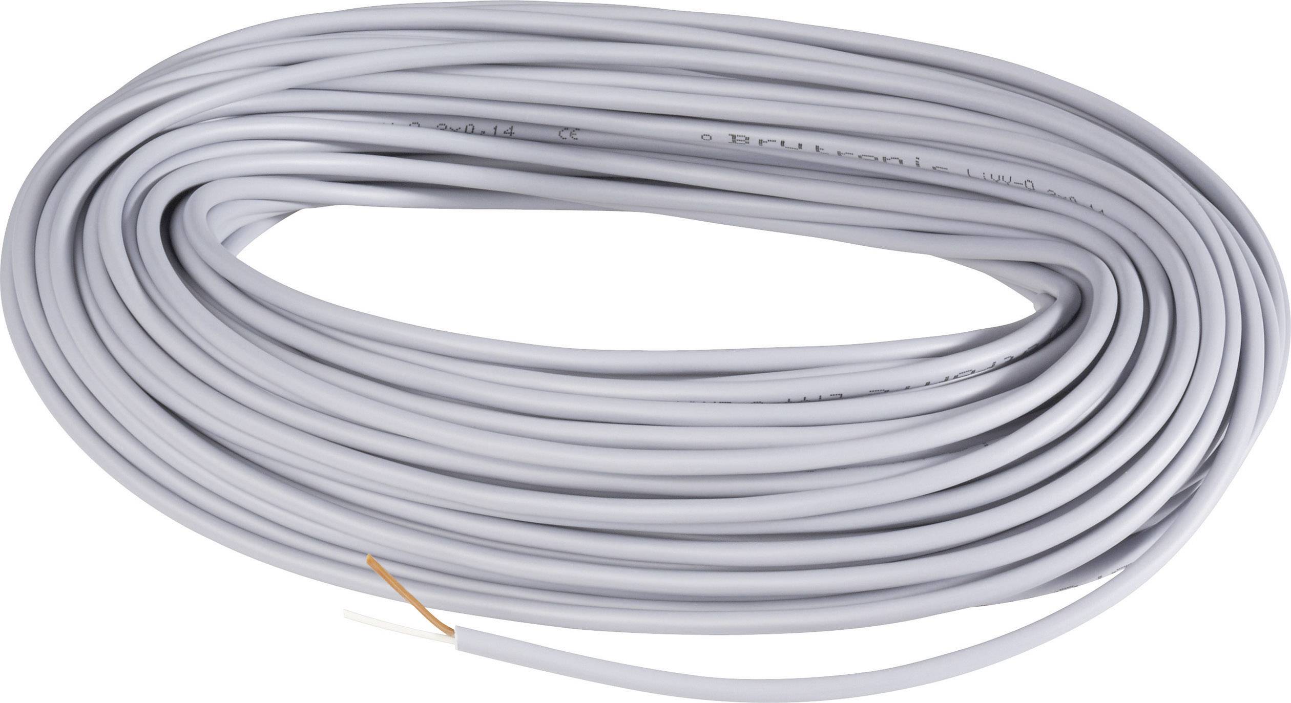 Кабель керування BKL Electronic LiYY 1506002/25, 3 x 0,14 мм², 25 м, сірий