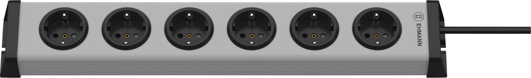 Подовжувач Ehmann VARIO LINEA 0200x00062301, захисний роз'єм, кількість розеток: 6