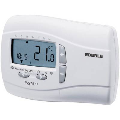 Termostat pokojowy Eberle Instat Plus 3 R 0537 20 141 900, Zakres regulacji temperatury: 7 do 32 °C