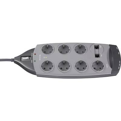 Listwa zasilająca z ochroną przepięciową Belkin SurgeMaster F9G726DE3M-GRY 7 x Ilość gniazdek: 7-0