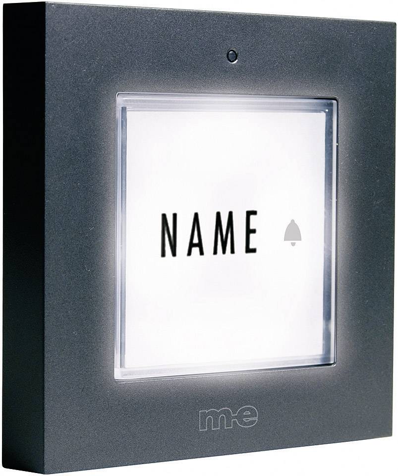 M-e modern-electronics КТБ-1 А дзвінок, 12 В/1 А, IP44, антрацит