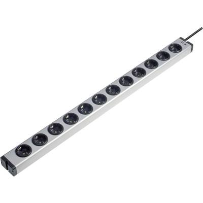 Listwa zasilająca Ehmann VARIO LINEA 0600x00122031, złącze bezpieczne, Ilość gniazdek: 12