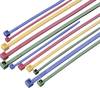 TRU COMPONENTS TC-11919648 Opaska kablowa 100 x 2.5 mm, 203 x 2.5 mm, 292 x 3.6 mm zielony, czerwony, niebieski, żółty;100 szt.