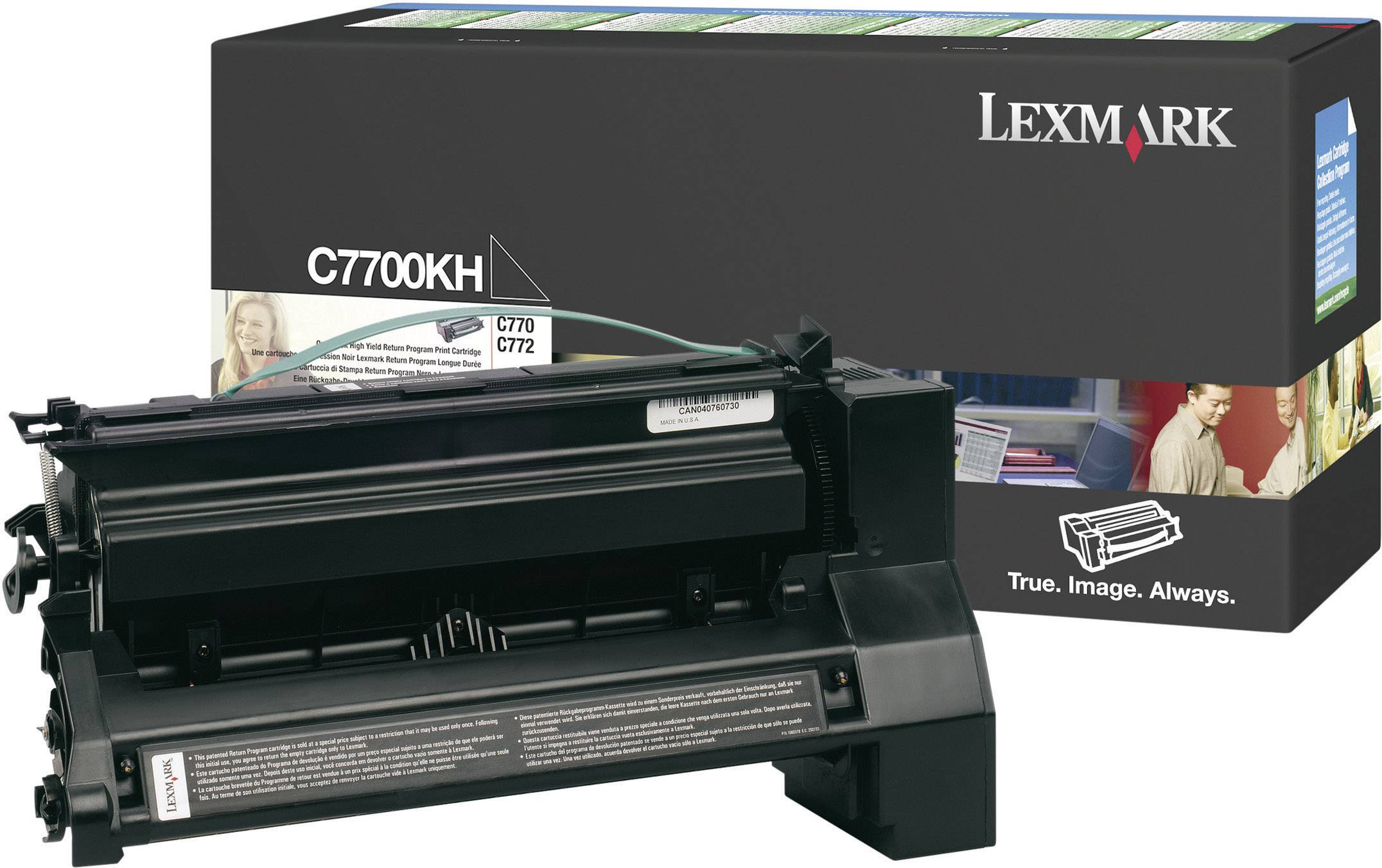 Lexmark C7700KH tusz oryginalny Czarny 10000 strony C7700KH