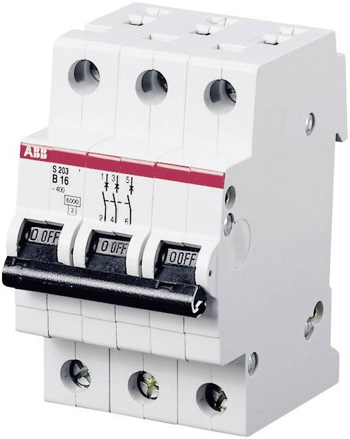 Wyłącznik automatyczny ABB S203-B32 2CDS253001R0325, 3 styki, 32 A