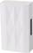 Biała, prostokątna obudowa z powierzchnią o strukturowanym wzorze i szczelina z boku.