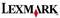 Logo z napisem 'Lexmark' czarną czcionką. Symbol czerwonego rombu zastępuje literę 'A'.