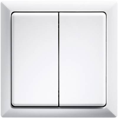 Przełącznik radiowy Eltako FT4F-rw, 2 kanały, 868 MHz, zasięg: 100 m, 80 x 80 x 15 mm
