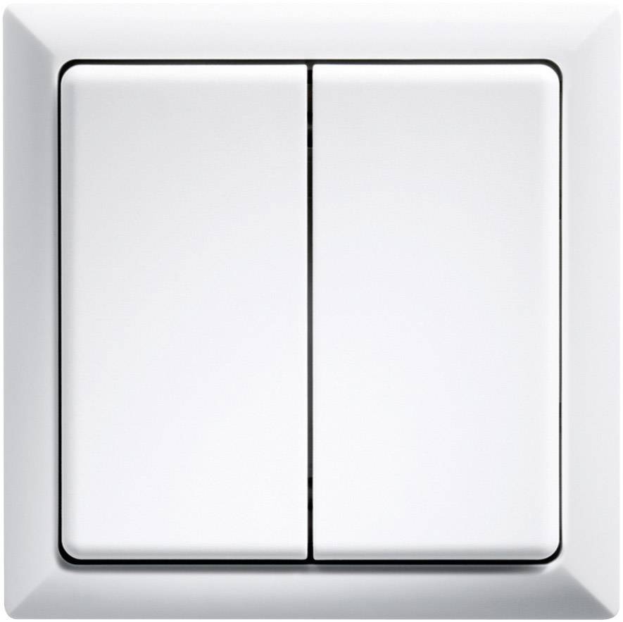Przełącznik radiowy Eltako FT4F-rw, 2 kanały, 868 MHz, zasięg: 100 m, 80 x 80 x 15 mm