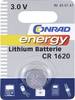 Bateria guzikowa, litowa Conrad Energy CR 1620, 3V, 60 mAh