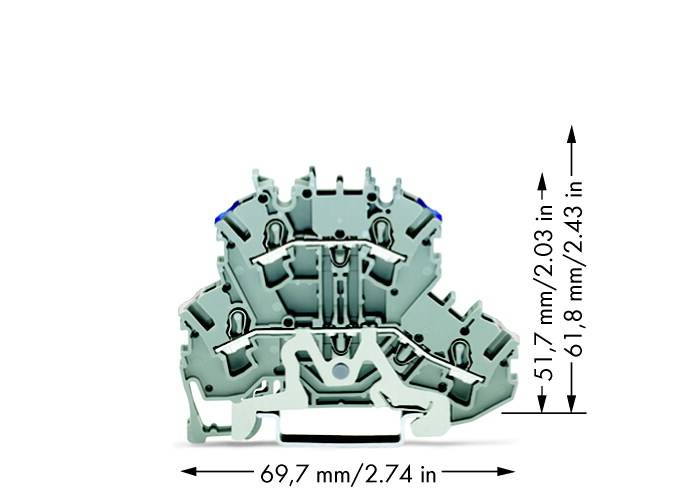 WAGO 2002-2218 Terminal przyłączeniowy 50 szt.